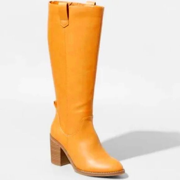 (A-1284) Universal Thread Tan Davina Boots Size 9.5 - Picture 1 of 11